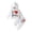 White, variant on Girls 2 Piece Outfit Set, Hoodie and Pants with Letter Print, Cotton Long Sleeve Sweatshirt and Elastic Waist Joggers for Toddler Daily Wear Outdoor Activities