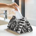 thumbnail image 6 of Fuzoiu American Tractor Print Tissue Box Cover, PU Leather Tissue Holder,Decorative Facial Paper Organizer for Bathroom Living Room Bedroom Countertop Office Desk Car Home, 6 of 7