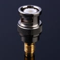thumbnail image 1 of POCREATION BNC Plug Male To SMA Female Jack Adapter RF Connector Straight Joiner Coupler,Coaxial Adapter, 1 of 8