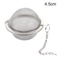 thumbnail image 1 of Youkk Stainless Steel Mesh Tea Ball with Chain Tea Infuser Strainers Interval Diffuser for Drain Rinse Coffee Rice, S, 1 of 9