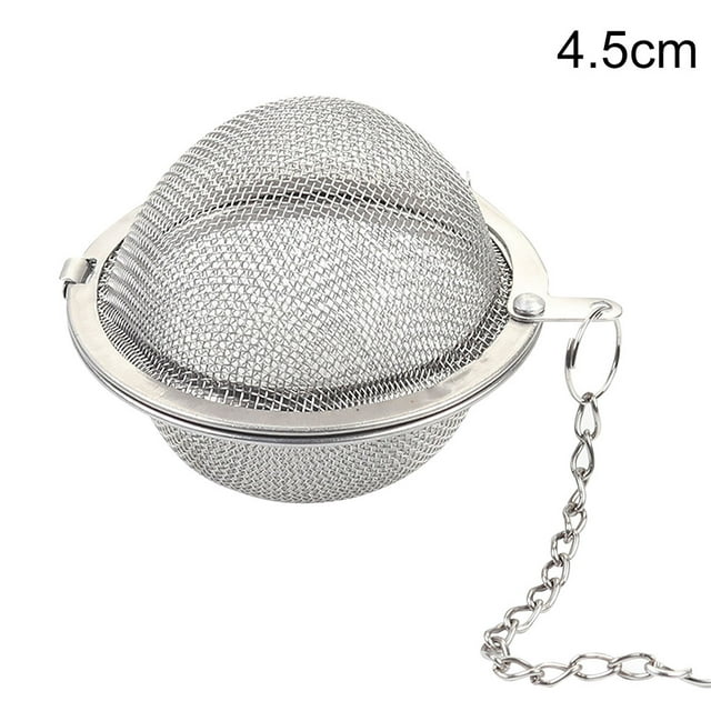 Youkk Stainless Steel Mesh Tea Ball with Chain Tea Infuser Strainers Interval Diffuser for Drain Rinse Coffee Rice, S