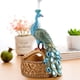 thumbnail image 5 of vintage ashtray handcraft ashtray handcraft resin ashtray peacock modeling ashtray peacock resin tray Creative Handcraft Peacock Modelling Resin Ashtray Succulent Plants Pot Home ANGGREK Otros, 5 of 8