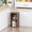 Rustic Brown-1, variant on MIN EN WIN 4 Shelf Bookshelf Bookcase, Open Cubby 4 Cube Storage Shelf, Small Nightstand, Rustic Small Bookshelf Cabinet for Living Room, Bedroom,Guest Room, Office Dorm Room and Bathroom