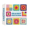 thumbnail image 1 of Granny Square Crochet Card Deck 50 Mix & Match Designs, 4x4in Pattern Cards with Step-by-Step Instructions, Portable Knitting & Crochet Board Craft Kit for Beginners and Experienced Crafters, 1 of 9