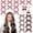 Red, variant on 12 count Red Bow Hair Clips 3 Styles Cherry Hair Pins Embroidery Strawberry Snap Clip Y2K Mini Hair Bows Christmas Hair Accessories for Girls Women