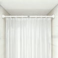thumbnail image 3 of Shower Curtain Rod 43--79 Inch,Adjustable Spring Tension Stainless Steel Rod for Bathroom,No Drilling, No Slip, No Rust,White, 3 of 10