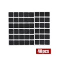 thumbnail image 1 of Almohadillas de fieltro autoadhesivas para muebles, alfombrilla antideslizante, amortiguador de parachoques para silla y mesa, accesorios protectores, 48 piezas, 1 of 4