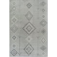 thumbnail image 4 of Soleil BR15J Native Fog Tribal Moroccan gray Area Rug, 8'x10', 4 of 10