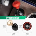 thumbnail image 5 of 2025 Upgrade Car Joystick Starter, New Car Push to Start Button Rocker Metal Push Button Start Cover Rocker, Reliable Car Joystick Push Start Button Cover Universal Car Accessories (Silver) Silver, 5 of 5