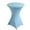 Blue 4, variant on Pedty Table Cloth,Cocktail Tablecloth*1 Piece,Cocktail Solid Color Polyester Round Banquet Stretch Table Cover (60Ã110Cm) Black