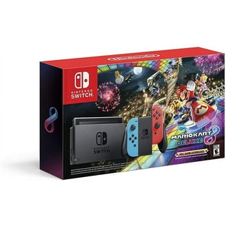 2021 New Nintendo Switch OLED Model w/ Neon Red & Neon Blue Joy