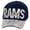 Navy, variant on Top Headwear Rams Rhinestone Gem Studded Baseball Cap - Pink