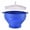 Blue, variant on Oven Safe Silicone Popcorn Maker, Microwave Popcorn Bowl with Ventilated Lid, Collapsible Heat Resistant Bucket for Home Movie Night Snacks Kitchen Storage