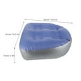 thumbnail image 2 of DECORNIJIA 2Set Inflatable Bath Cushion Shower Chair Pad with Adjustable Inflation for Bathtub, 2 of 7