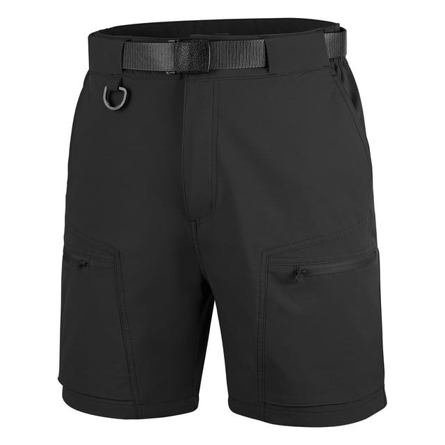 Pantalones Cortos Cargo de Senderismo LIVIANOS FREE SOLDIER para Hombre en Negro
