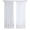 white, variant on 4 Panels White Sheer Curtains 84 Inches Long for Bedroom Living Room