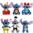 thumbnail image 2 of -muñecos de peluche de Lilo y Stitch para niños, juguetes de peluche de dibujos animados, azul, rosa, Stitch, regalos de Navidad, 25CM, 2 of 5