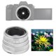 thumbnail image 4 of De Mm Fijo Para NEWYI 35mm F1.7 FX Mount Lente Manual De Enfoque Fijo De Retrato De Gran Apertura Para Fuji XT4 (plata ANGGREK Otros, 4 of 8