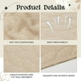 thumbnail image 3 of 10 Pcs Cotton Bra Liners Boob Sweat Pads 3 Layer Rectangle Under Bra Pads Sweat Liners for Women Sweating Supplies(18inch, M Khaki), 3 of 7