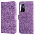 thumbnail image 2 of Funda tipo cartera GANGXUN para Honor 50 , diseño girasol, cuero PU, soporte, cierre magnético, tarjetero, 2 of 5