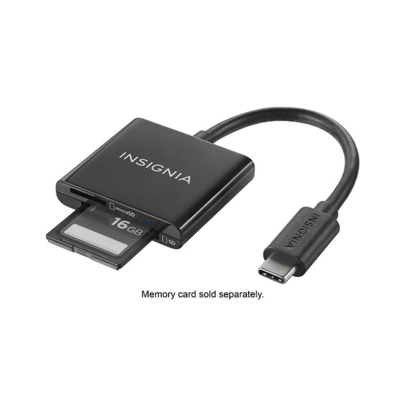 Lector de Tarjetas Insignia USB-C SD MicroUSB