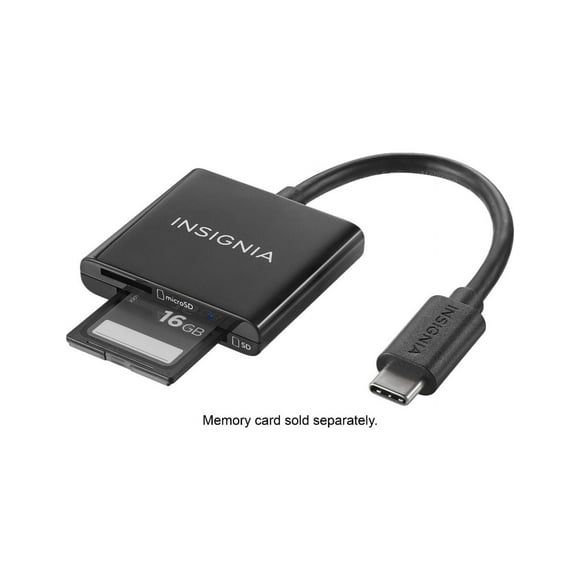 Lector de Tarjetas Insignia USB-C SD MicroUSB