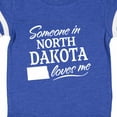 thumbnail image 4 of Inktastic Someone in North Dakota Loves Me Boys or Girls Baby Bodysuit, 4 of 5