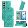 thumbnail image 1 of Funda tipo cartera GANGXUN para OnePlus Nord CE 4 , diseño girasol, cuero PU, soporte, cierre magnético, tarjetero, 1 of 5