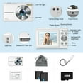 thumbnail image 2 of Digital Camera Anti-Shake, FHD 1080P Kids Camera with 32GB Card, Portable Digital Camera for Kids 16X Zoom Fill Flash, Small Point and Shoot Camera, Compact Vlogging Camera for Teens Boys Girls Gift, 2 of 6