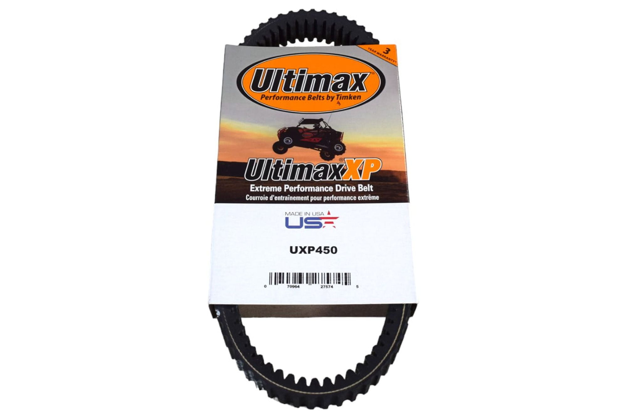 Carlisle Ultimax UX Drive Belt - UXP406 Replacement Belt For Mowers, Tractors & Outdoor Power Equipment