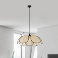 thumbnail image 7 of EHJRE Boho Chandelier Lampshade Chandelier Decorative Nordic Pendant Lamp with E26 Bulb for Bedroom Living Room Kitchen Cafe 30cm, 7 of 7