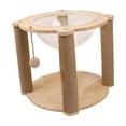 thumbnail image 2 of Fzaqwen Space Capsule Cat Bed Cat Scratching Wood Play Condo House Activity Center Kitty Four Pillars, 2 of 7