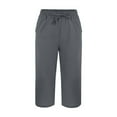 thumbnail image 4 of Bovemsi Casual Pants for Women Women's Linen Wide Leg Loose High Waist Beach Haren Pockets for Summer Travel, 4 of 9
