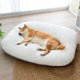 thumbnail image 2 of Sofá cama grande para perros, perrera cálida para mascotas, cama para perros medianos y grandes, cojín suave grueso, estera para dormir lavable extraíble para perros, 2 of 4