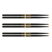 Promark Rebound Balance ActiveGrip Acorn Tip Drumsticks 3-Pack 5B Wood