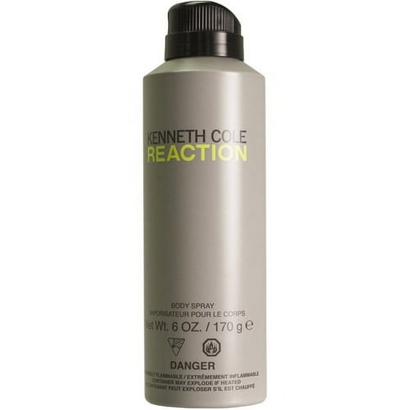 Kenneth Cole Reaction Body Spray for Men, 6 oz