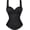 Black, variant on Corset Top Women Lingerie Bustier Zipper Strap Plus Size Ladies Basques Black 4XL