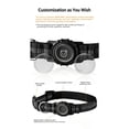 thumbnail image 5 of YUNOVA IP68 Waterproof Reflective AirTag Dog Collar, Integrated Nylon Padded Pet Collar, Compatible with Apple AirTag, Adjustable for Small Medium Large Dogs, 5 of 10