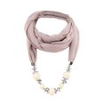 thumbnail image 2 of Clearance! Seductiva Ponchos Adult Women Pendant Scarf with Tassel Rhinestone Jewelry Scarves Polyester Scarf 1PC, 2 of 5