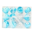 thumbnail image 3 of 12x Bolas de Navidad Adornos Juego de decoración de de Navidad Adornos navideños para festivales Celebración de bodas de cumpleaños de Azul, 3 of 8