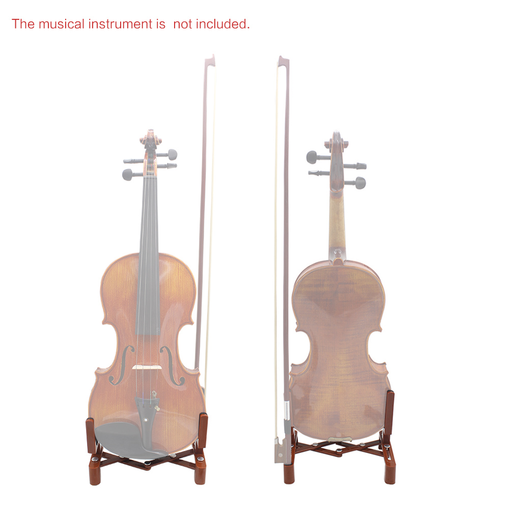 Meterk Universal Adjustable Stand Holder for Full Size 4/4 3/4 1/2 1/4 Violin Part Accessory Foldable Extended Portable Sponge Pad - image 2 of 7