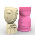 thumbnail image 5 of Pen Holder Silicone Mold Desktop Ornament Heart Girl Planter Flowerpot Molds Epoxy Resin Mold Plaster Mold, 5 of 9