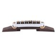 thumbnail image 3 of Musical Instrument Accessory,Rosewood Base Bridge Roller Rosewood Base Guitar Guitar Bridge Highly Versatile, 3 of 10