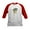 Red/White, variant on CafePress - Nerf Classic Melted Logo Baseball Jersey - Kids Cotton Baseball Jersey, 3/4 Sleeve Shirt
