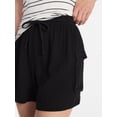 thumbnail image 5 of Time and Tru Women's Double Cloth Cargo Shorts, Sizes XS-XXXL, 5 of 6