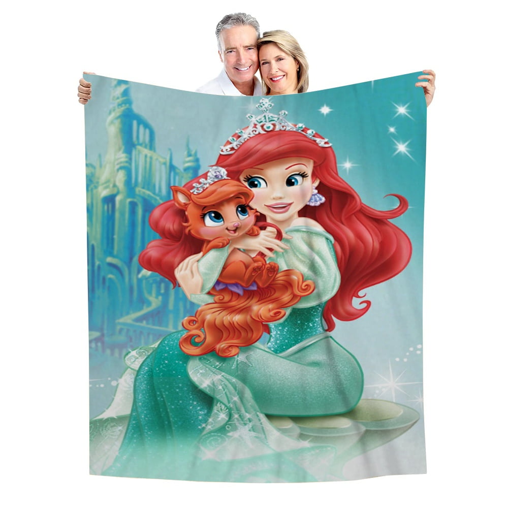 Ariel Princess Print Blanket, UpToDate Blanket Lightweight Warm for