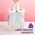 thumbnail image 4 of 15 Pcs Iridescent Gift Bags with Handles, 8x4x10 Inch Holographic Reusable Gift Bags Medium Size, Ideal for Birthday, Christmas, Party Favors, Wedding, Holidays, Valentines, 4 of 7