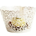 thumbnail image 2 of YASONIC Cupcake Wrappers Filigree Vine Lace Wedding Birthday Beautifully Designed, 2 of 6