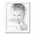 thumbnail image 2 of ArtToFrames 18" x 23" Contemporary White with Lip Picture Frame, 18x23 inch White Wood Poster Frame (WOM-2032), 2 of 7