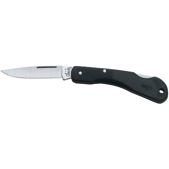 W.R. Case & Sons Cutlery Mini Blackhorn Pocket Knife - Stainless Steel Blade - Black Synthetic
